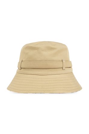【VIP価格】DOLCE & GABBANA Beige Fur Bucket Hat Beige Hat with Web strap Gucci - Vitkac Italy